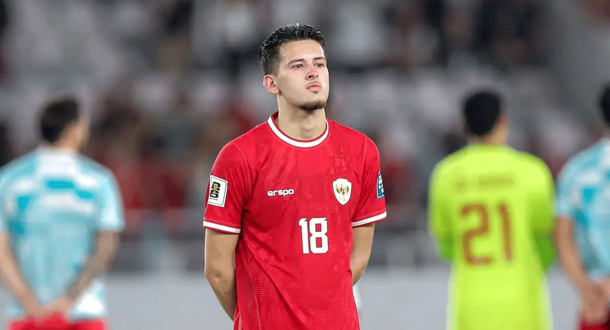 Bek kiri timnas Indonesia, Justin Hubner. (disapora.id)