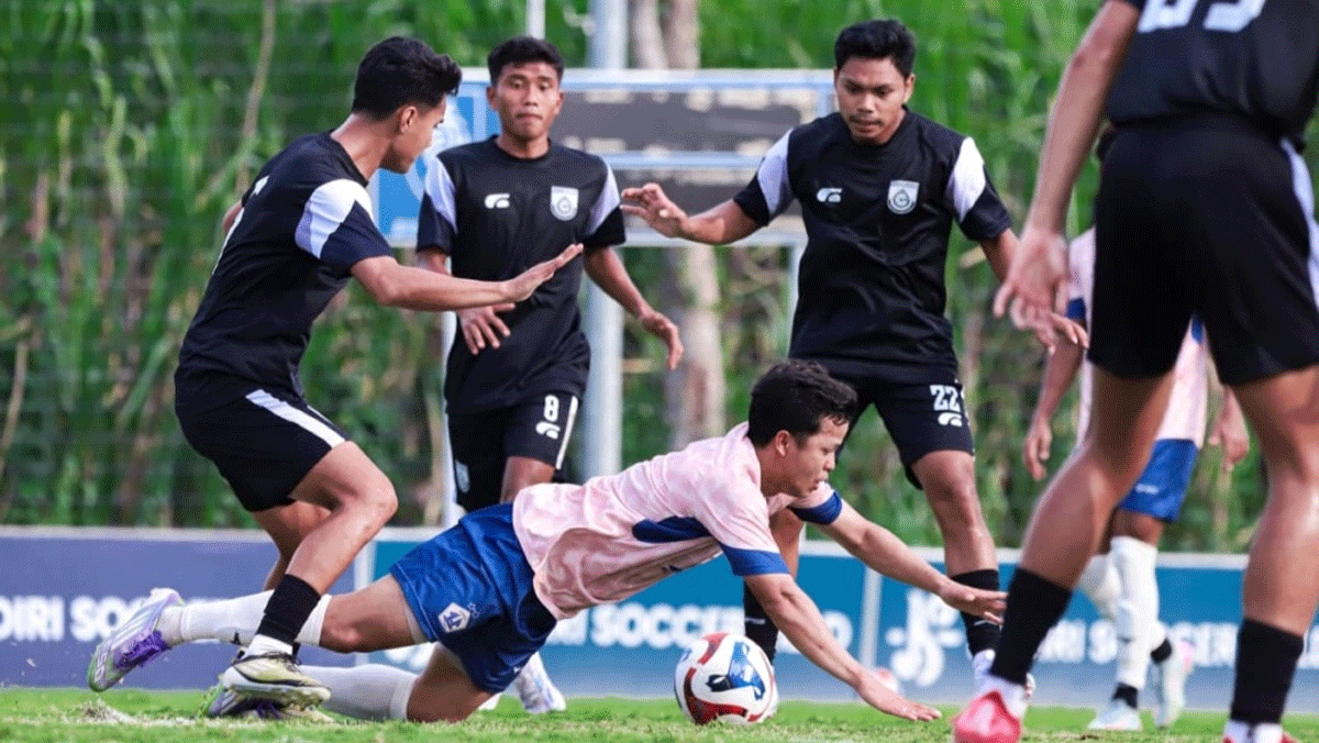 Pemain sedang latihan. (ileague.id)