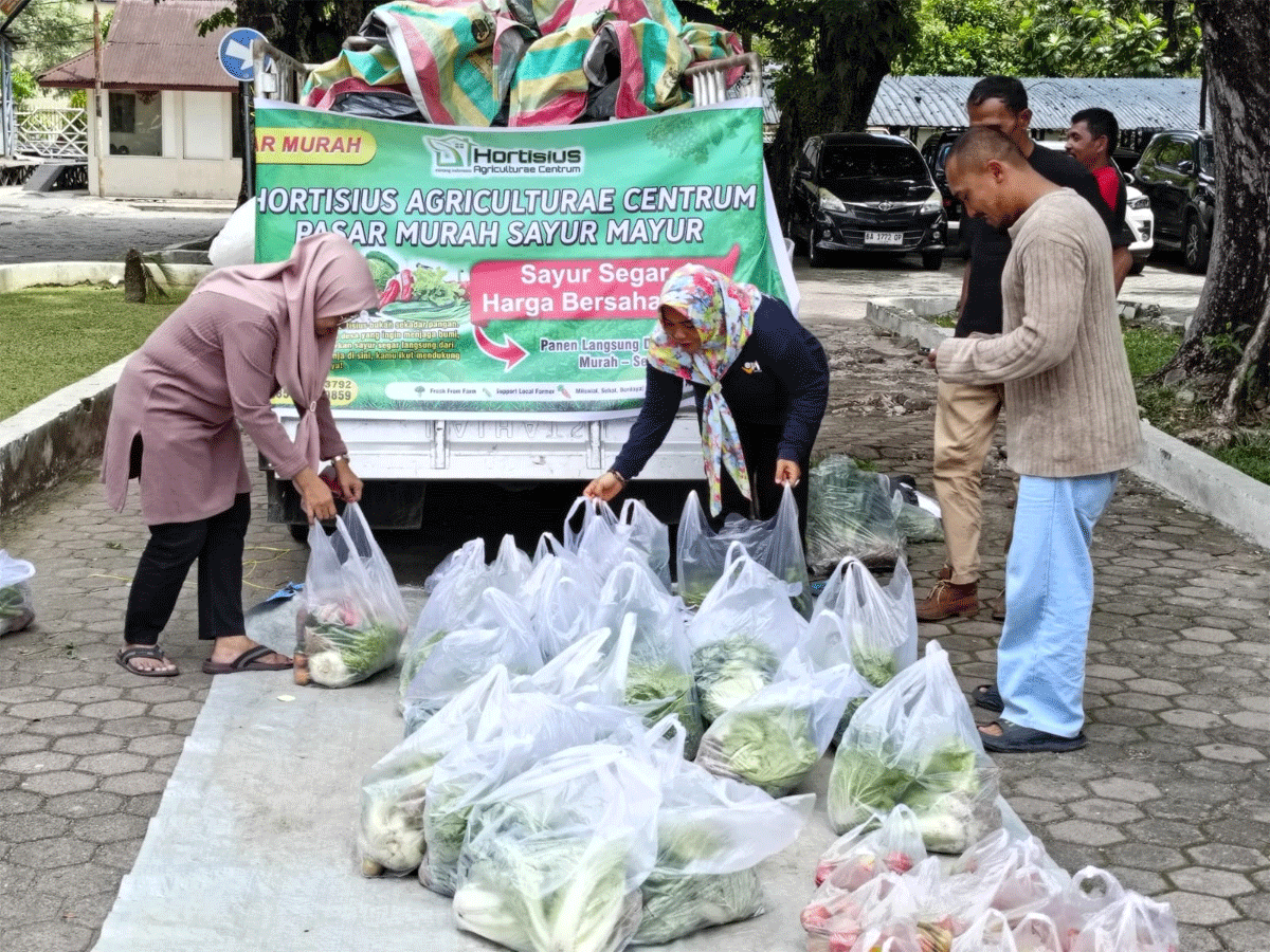 Petani milenial yang difasilitasi Pemprov Sumbar.