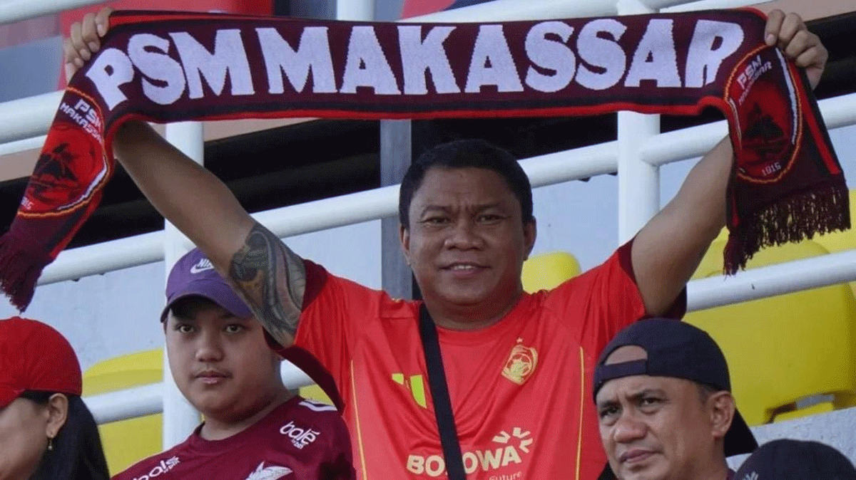 Suporter PSM Makassar. (ileague.id)