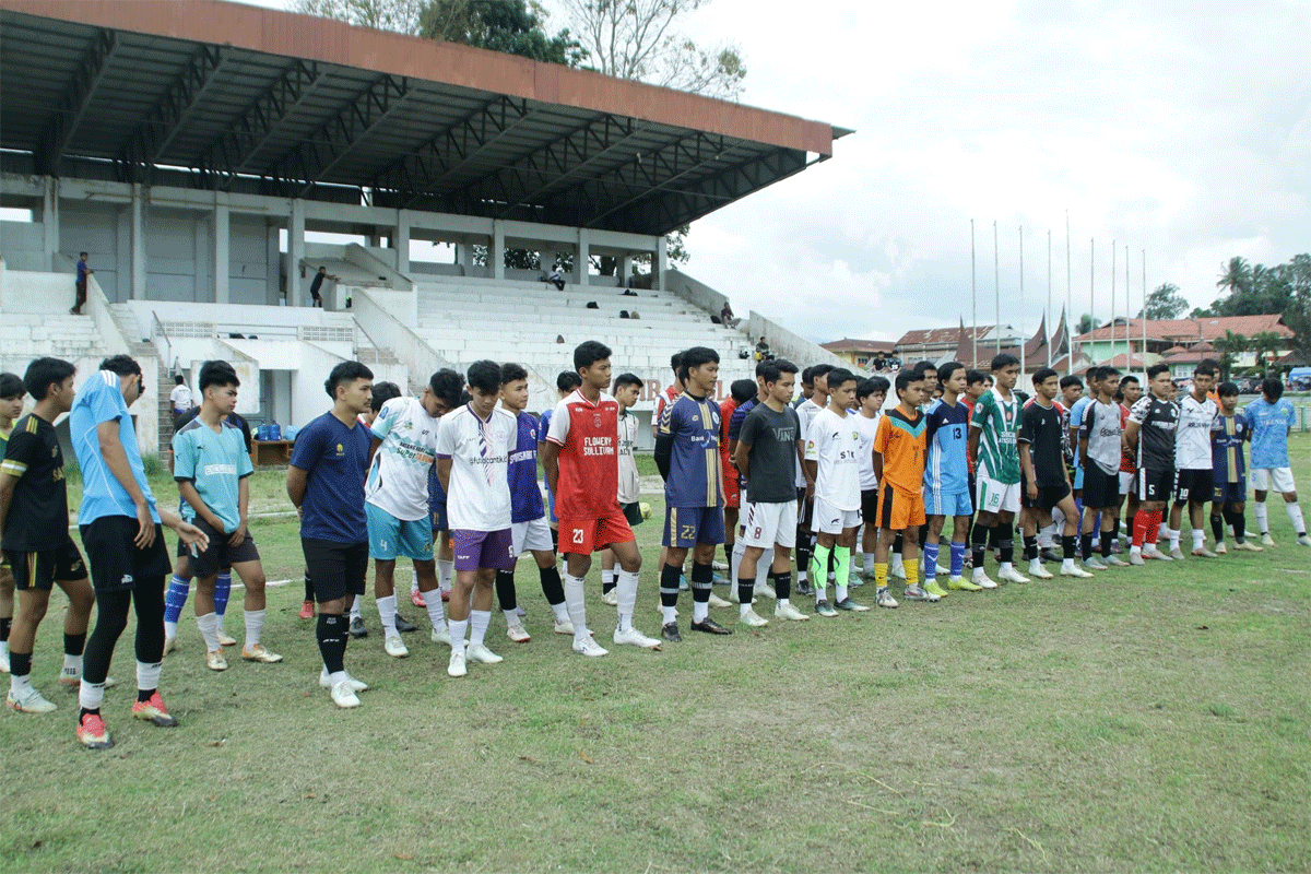 Pemain yang ikut seleksi di PSPP. (Kominfo)