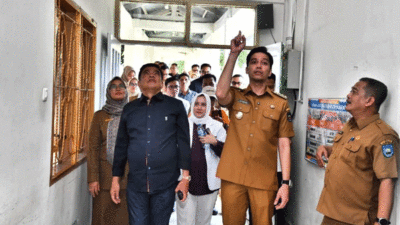 Wali Kota Riyanda tinjau RSUD Sawahlunto.