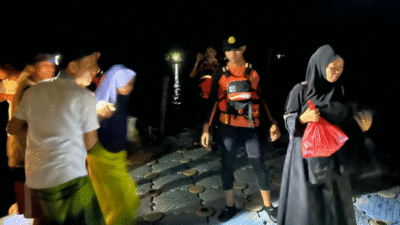 Evakuasi santri dilakukan Basarnas Pekanbaru