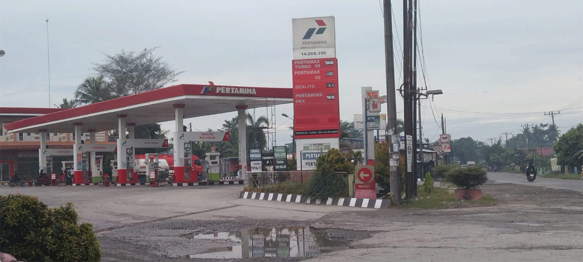 SPBU di Serdang Bedagai.