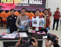 Polres Sergai Ringkus 9 Pelaku Curat, Kerugian Capai Rp150 Juta