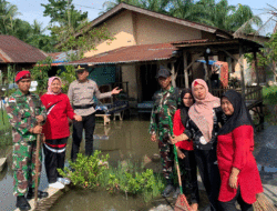 Bersihkan Lingkungan, Gotong Royong Serentak Diadakan di Desa Pekan Tanjung Beringin