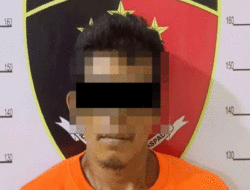 Terduga Pelaku Pencurian Laptop dan TV Layar Datar Ditangkap Polsek Gunung Labuhan