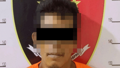 Terduga pelaku pencurian yang diamankan polisi.