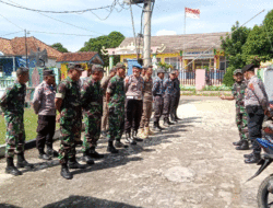 Jaga Kamtibmas, Polsek Kasui Gelar Patroli Bersama TNI, Satpol PP, Linmas dan Karang Taruna