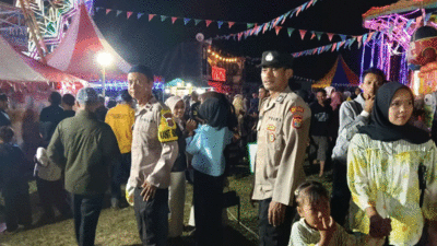 Personel Polsek Rebang Tangkas, Polres Way Kanan, Lampung semakin intens melaksanakan patroli KRYD (kegiatan rutin yang ditingkatkan) pada malam hari.