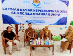 Taman Bacaan Masyarakat Sanggar Kegiatan Belajar Way Kanan Selenggarakan Latihan Dasar Kepemimpinan bagi Pengurus OSIS
