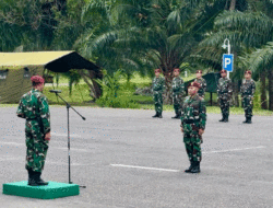 Danlanudad Pimpin Upacara Kenaikan Pangkat Perwira