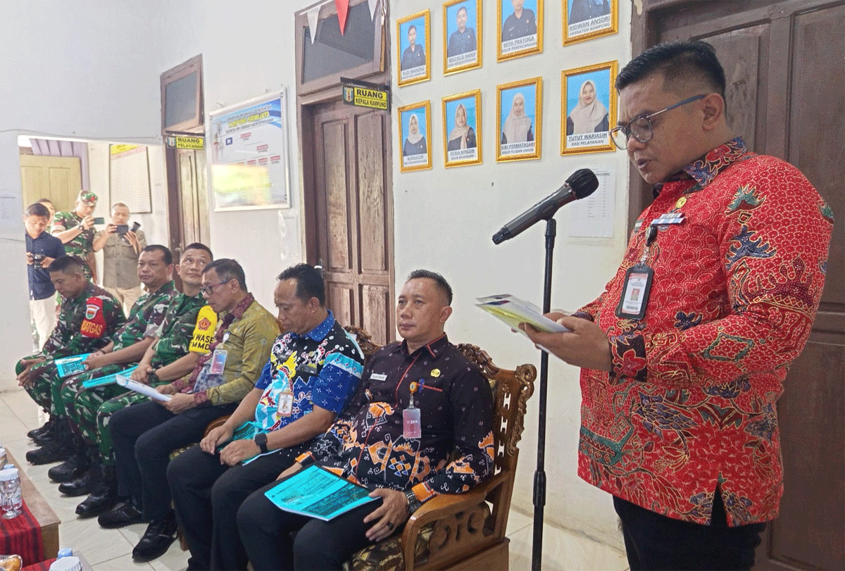 Selda Way Kanan sampaikan sambutan.