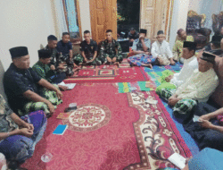 Personel TMMD Ikut Yasinan Rutin dengan Masyarakat Kampung Sriwijaya