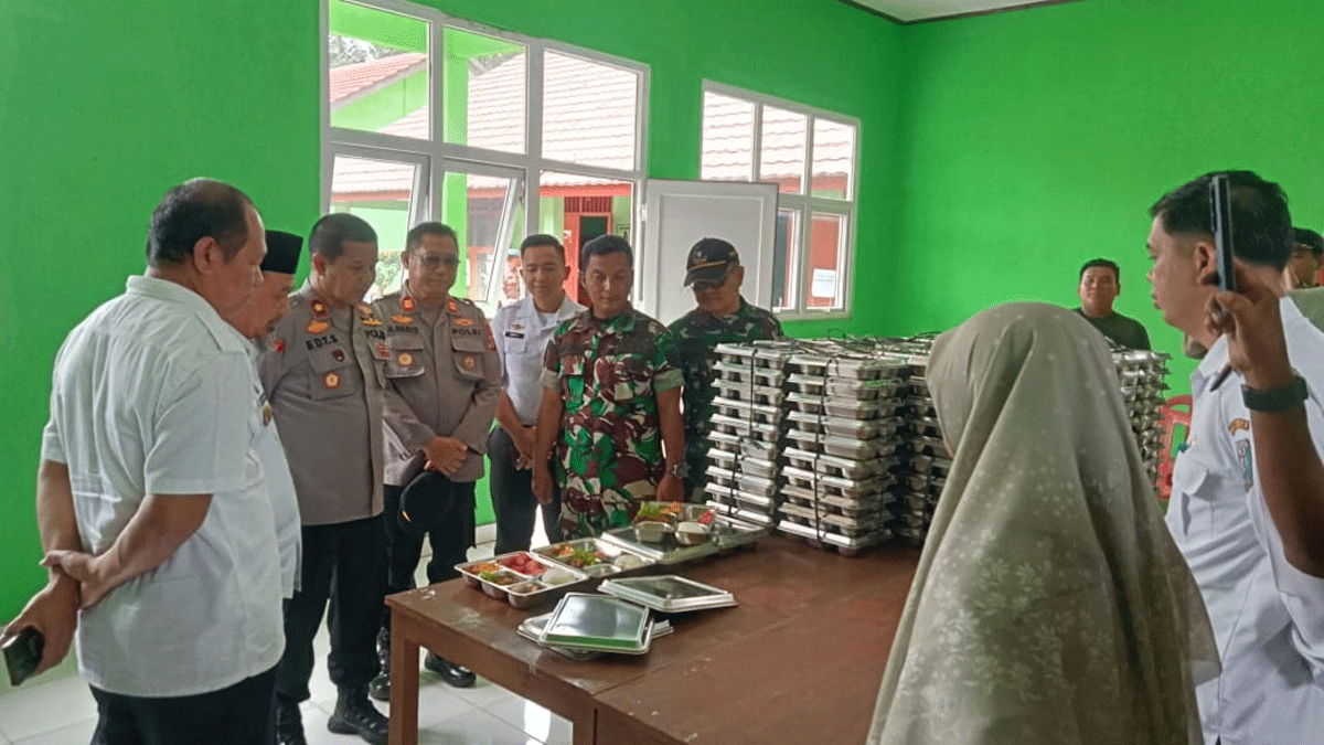Peluncuran makan bergizi gratis.