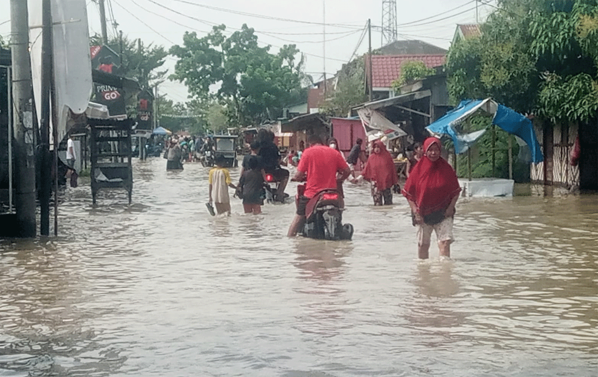 Banjir di Serdang Bedagai.