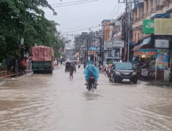Hujan Turun Tiada Henti, Pemukiman dan Pertokoan di Tebing Tinggi Terendam Banjir