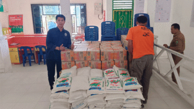 Bantuan untuk korban banjir di Sumut