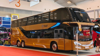 Bus TAM saat masih di pameran. (anak terminal vlog)
