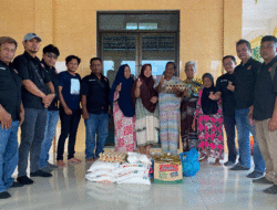 FORWAKUM Sergai Terobos Banjir, Salurkan Bantuan ke Pengungsi di Tanjung Beringin