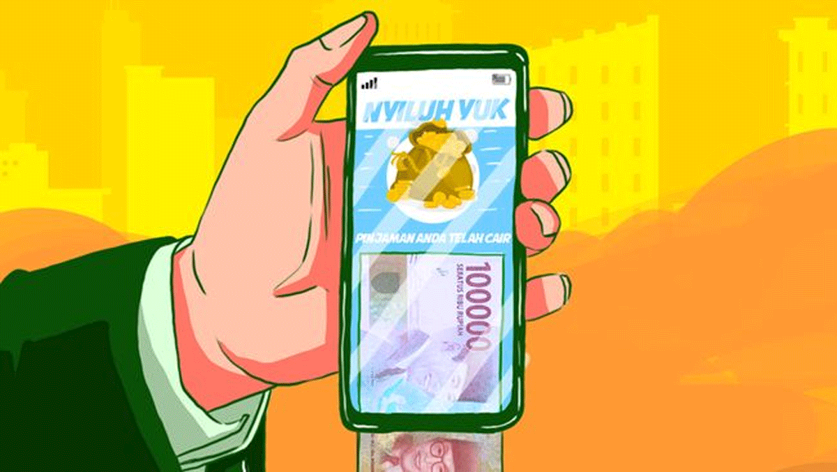 Ilustrasi pinjol. (CNBC Indonesia)