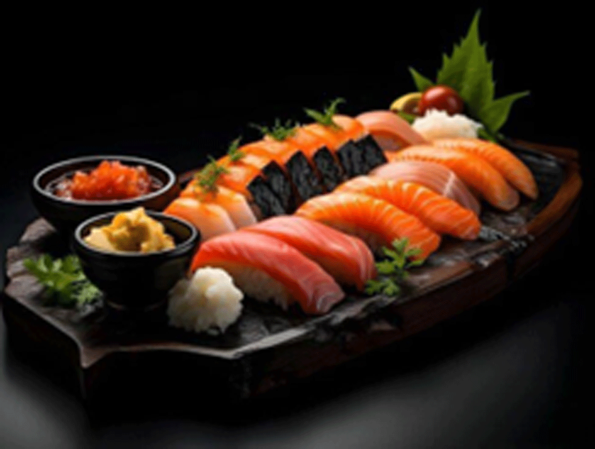 Makanan khas Jepang, sushi.