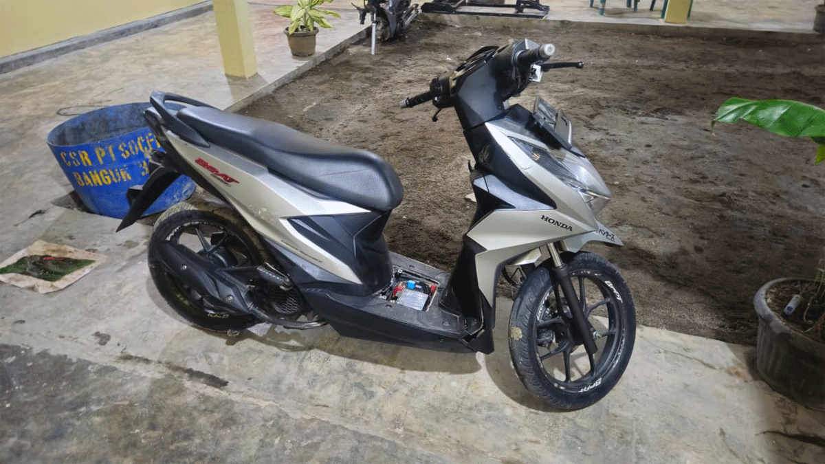 Salah satu barang bukti yang diamankan polisi.