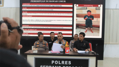 Jumpa pers akhir tahun Polres Serdang Bedagai.