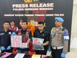 Polres Serdang Bedagai Bongkar Peredaran Uang Palsu, 106 Lembar Diamankan, Warga Diminta Waspada