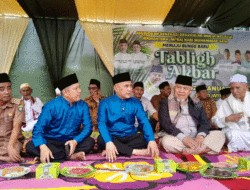 Buya Ristawardi Beri Tausiyah, Bupati Bungo Letakkan Batu Pertama Masjid Masjid Miftahul Jannah