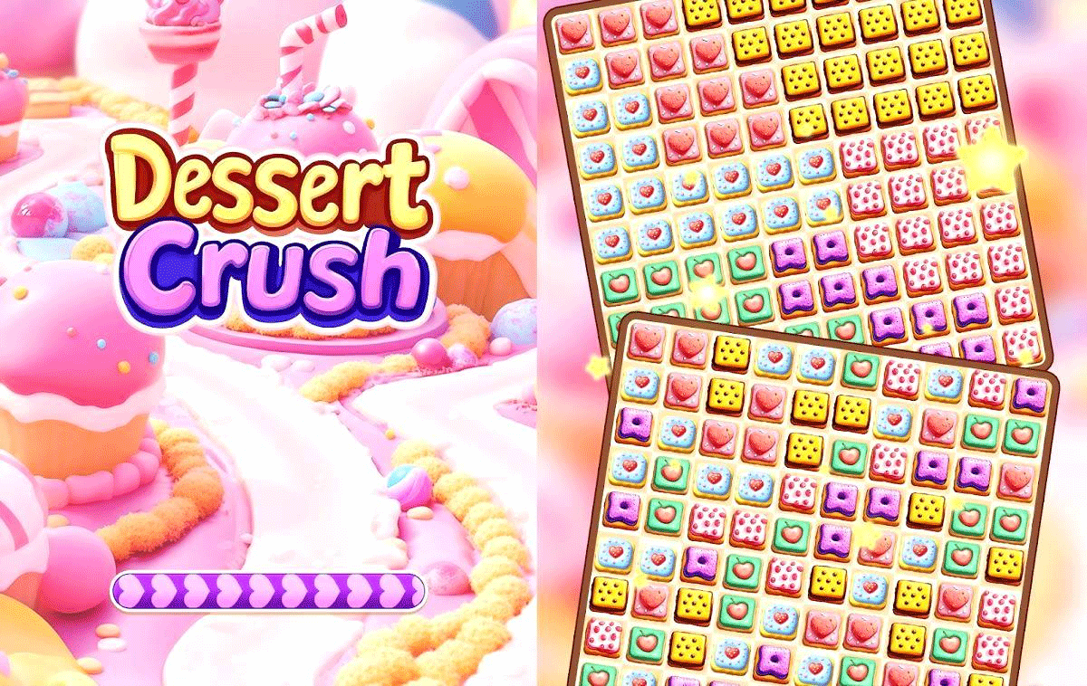 Game Dessert Crush penghjasil Saldo DANA.