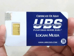 Harga Emas UBS Rp3,018 Juta, Galeri24 Naik Rp40 Ribu, Emas Antam Turun Rp1.000