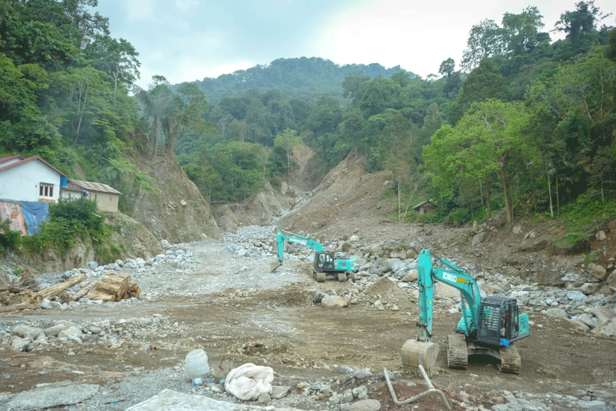 Perbaikan jalan di Malalak terus dikebut Kementerian Pekerjaan Umum. (Biro Adpim)