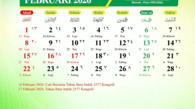 Asyik, Ada Libur Panjang Pekan Depan, Cek Kalender Februari 2026
