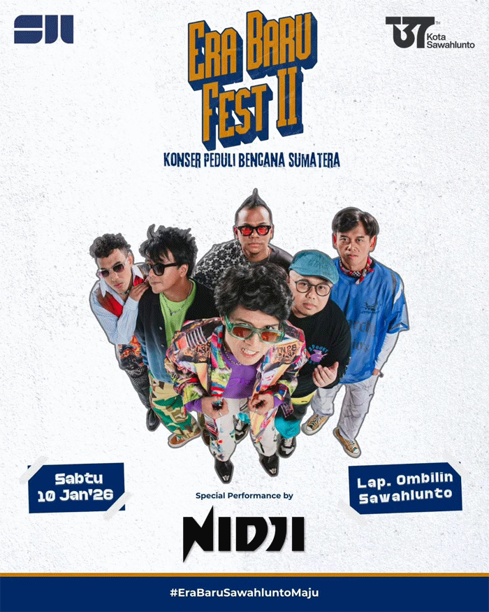 Konser Nidji di Sawahlunto