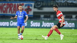 Pertandingan Persib dengan Madura United. (ileague.id)