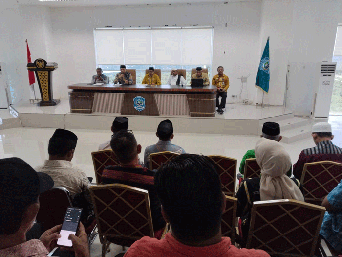 Rapat penetapan zakat fitrah di Buton Tengah