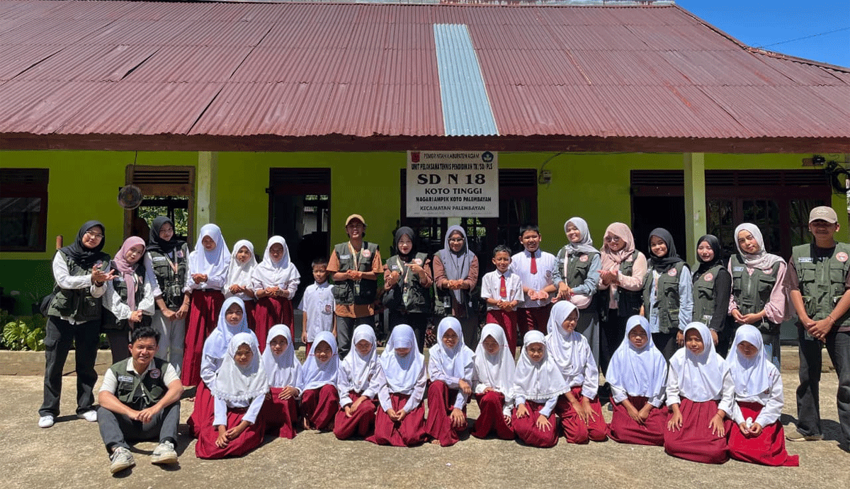 Mahasiswa KKN Universitas Andalas Reguler I Ampek Koto Palembayan dari Jurusan Peternakan Gelar Sosialisasi Pembuatan Telur Asin di SDN 38 Piladang dan SDN 18 Koto Tinggi 1 kkn