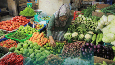 Pedagang sayur di Padang Panjang. (kominfo)