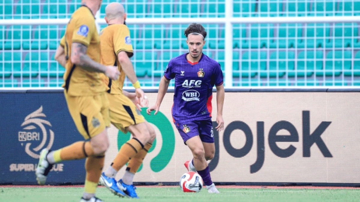 Pedro Matos dalam laga BRI Super League. (ileague.id)