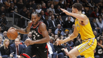 Pertandingan di NBA. (main basket)