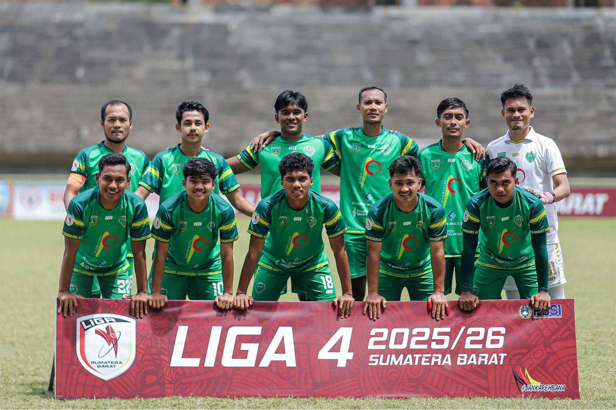 Puncak Klasemen Liga 4 Sumbar Memanas, PSPP Padang Panjang Ramaikan Persaingan 1 Pemain PSPP di Liga 4 Sumbar. (Kominfo)