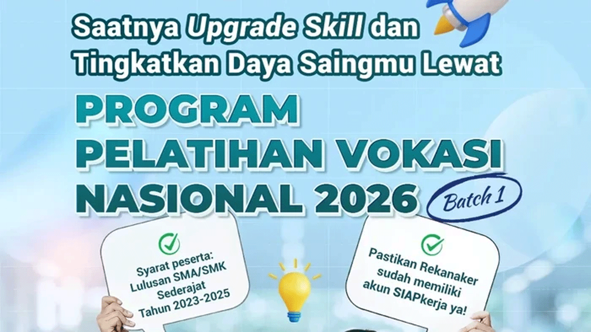 Program pelatihan vokasi nasional.