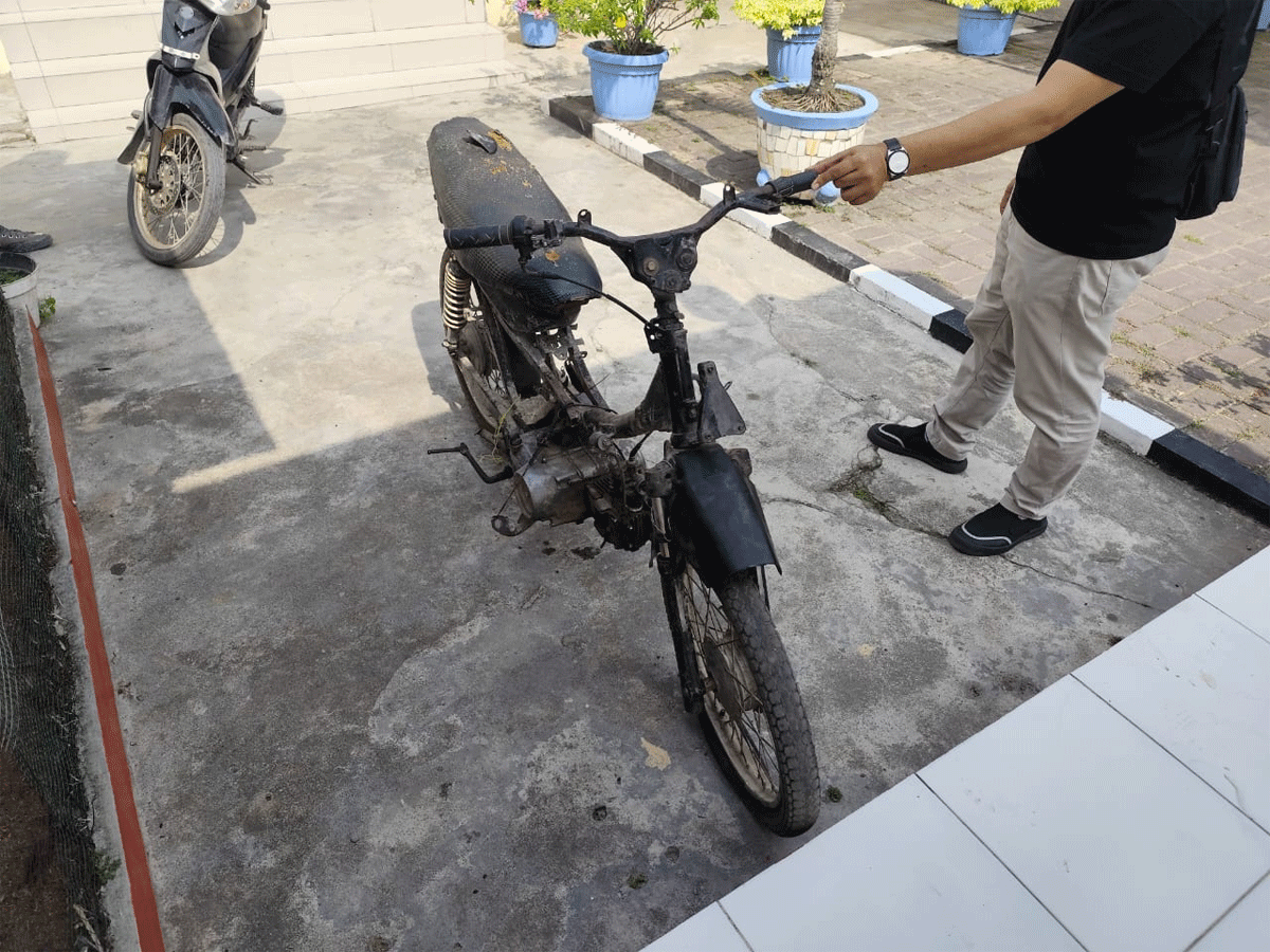 Salah satu barang bukti yang diamankan polisi