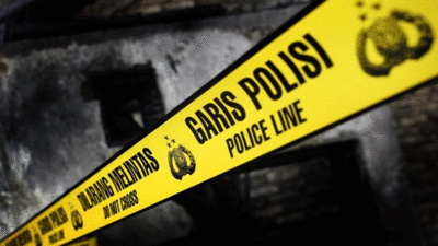 Ilustrasi garis polisi