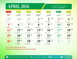 Kalender April 2026, Minim Tanggal Merah, Tak Ada Cuti Bersama, Cuma Satu Kabar Bahagia