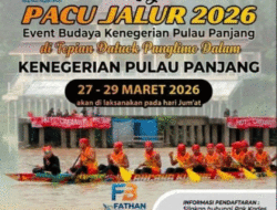 Festival Pacu Jalur Digelar 27–29 Maret di Pulau Panjang, Berhadiah Rp30 Juta