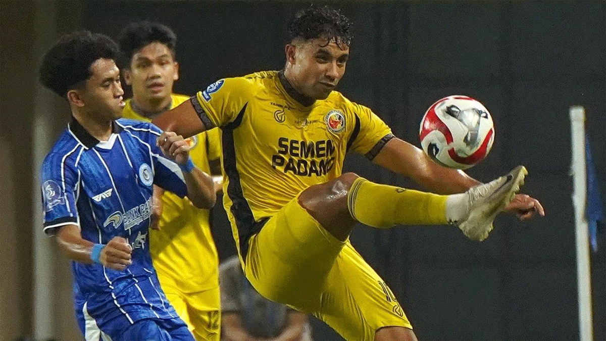 PSBS Biak vs Semen Padang di BRI Super League 2025/2026. (X Semen Padang)