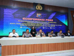 Polda Riau Bongkar Jaringan Narkoba Internasional, Nilai Barang Bukti Fantastis, Miliaran Rupiah