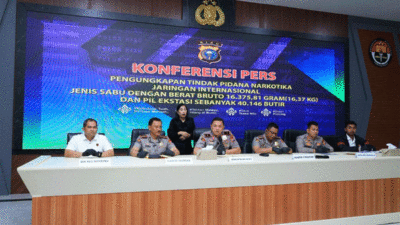 Jumpa pers Polda Riau